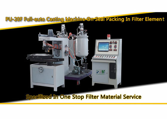 10m/Min Fast Speed PU Gluing Machine For Panel Round Air Filter